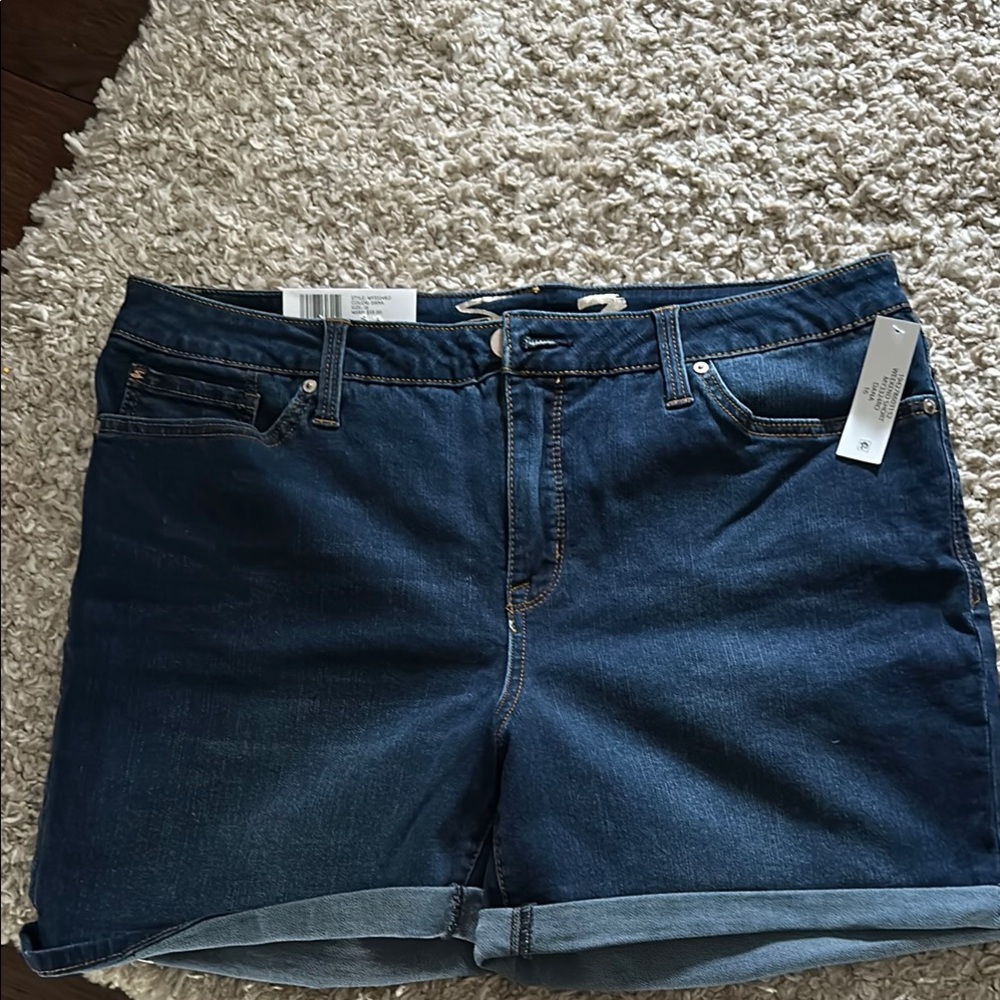 Seven7 Women's Blue Jean Shorts